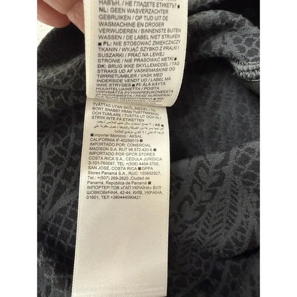 Athleta Salutation Textured Jogger Pants Womens M Petite Gray Paisley Stretch Yo - Picture 11 of 14